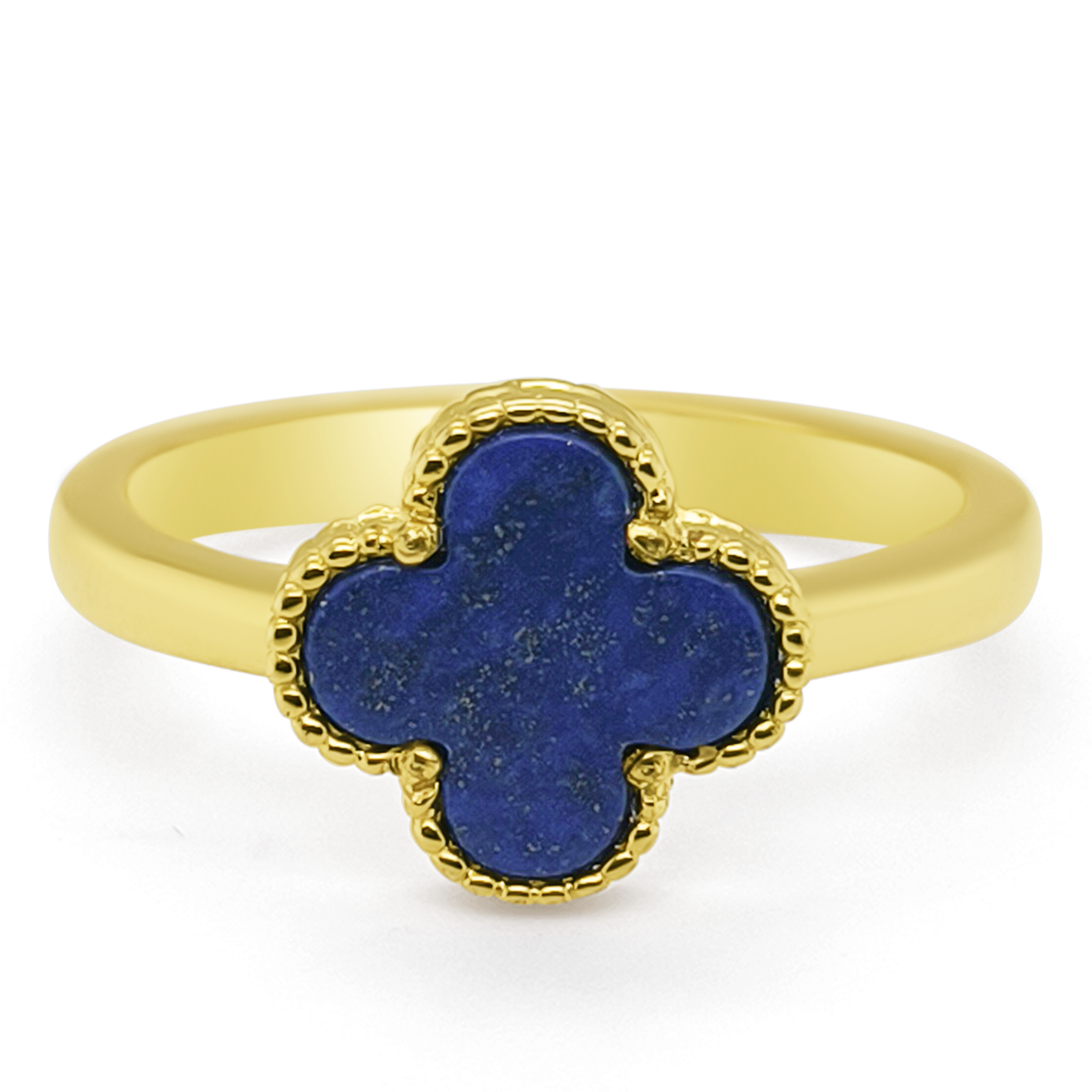 Inel Argint placat cu Aur 14K și Lapis Lazuli