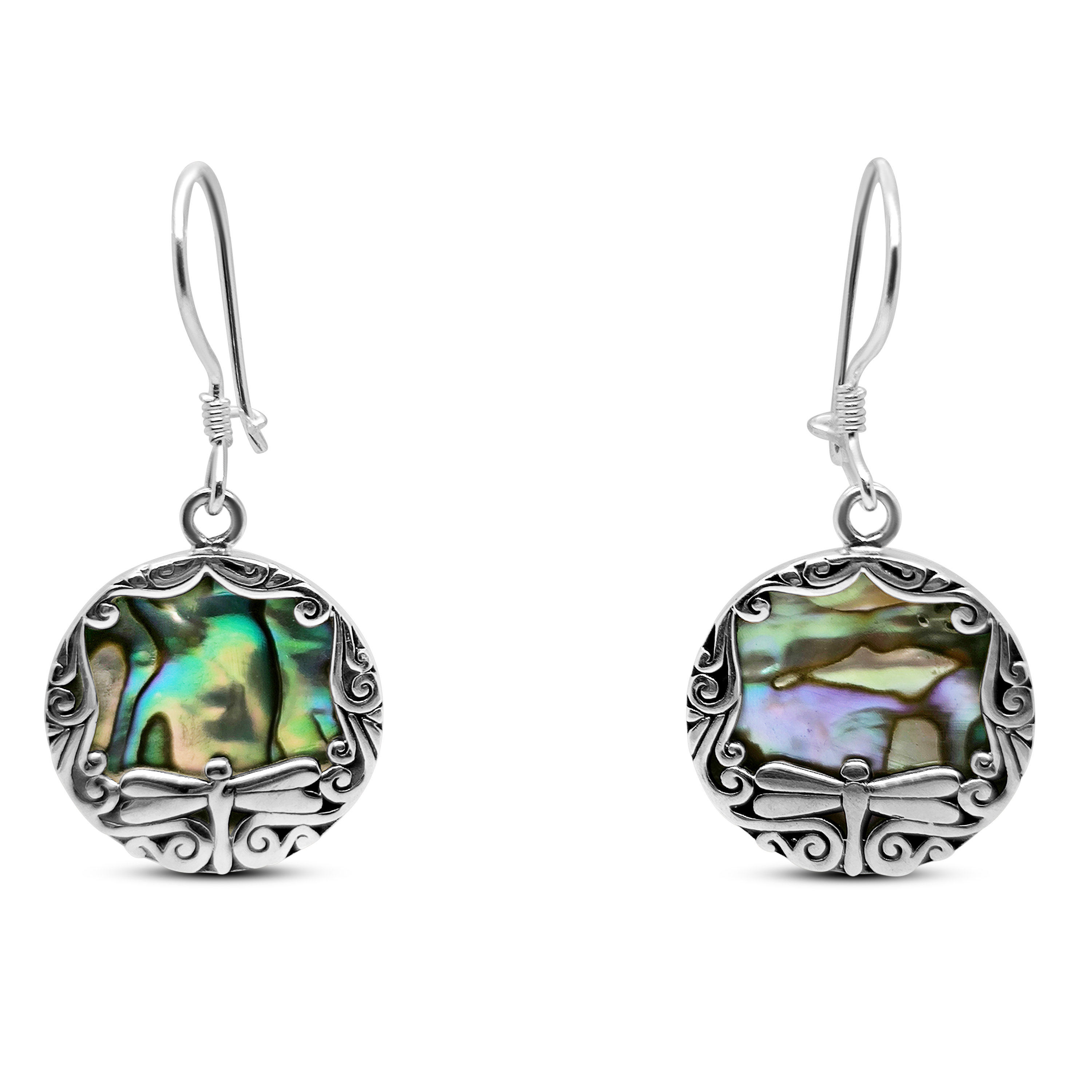 Cercei Argint cu Scoica Abalone