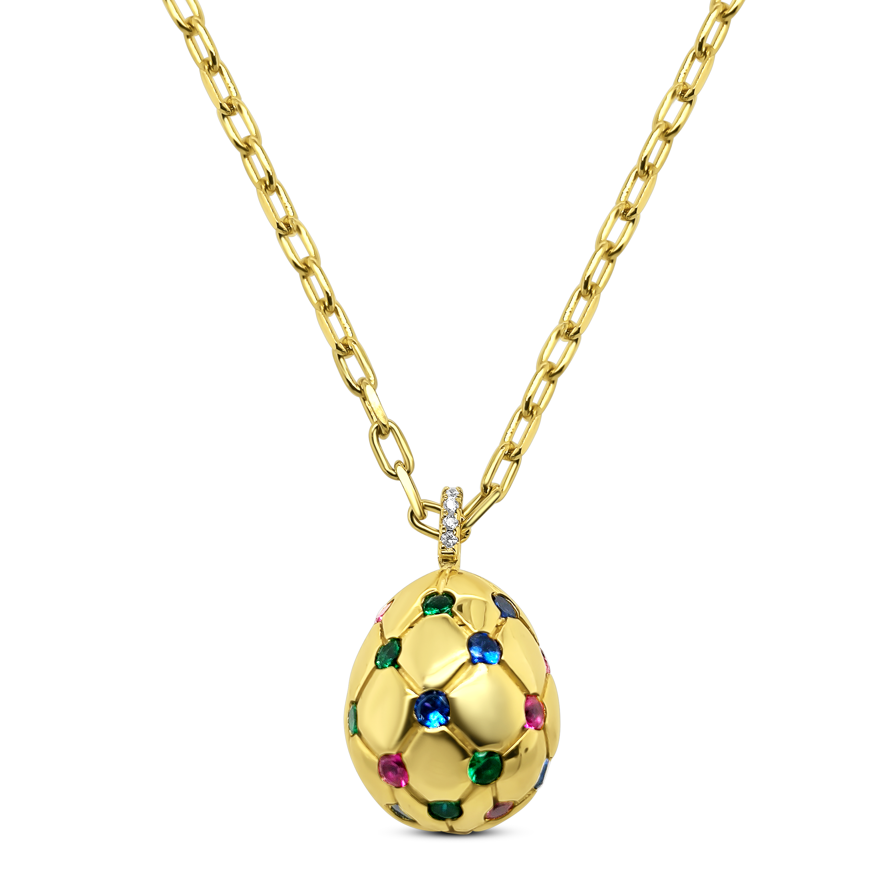 Colier Argint placat cu Aur 14K și Swarovski