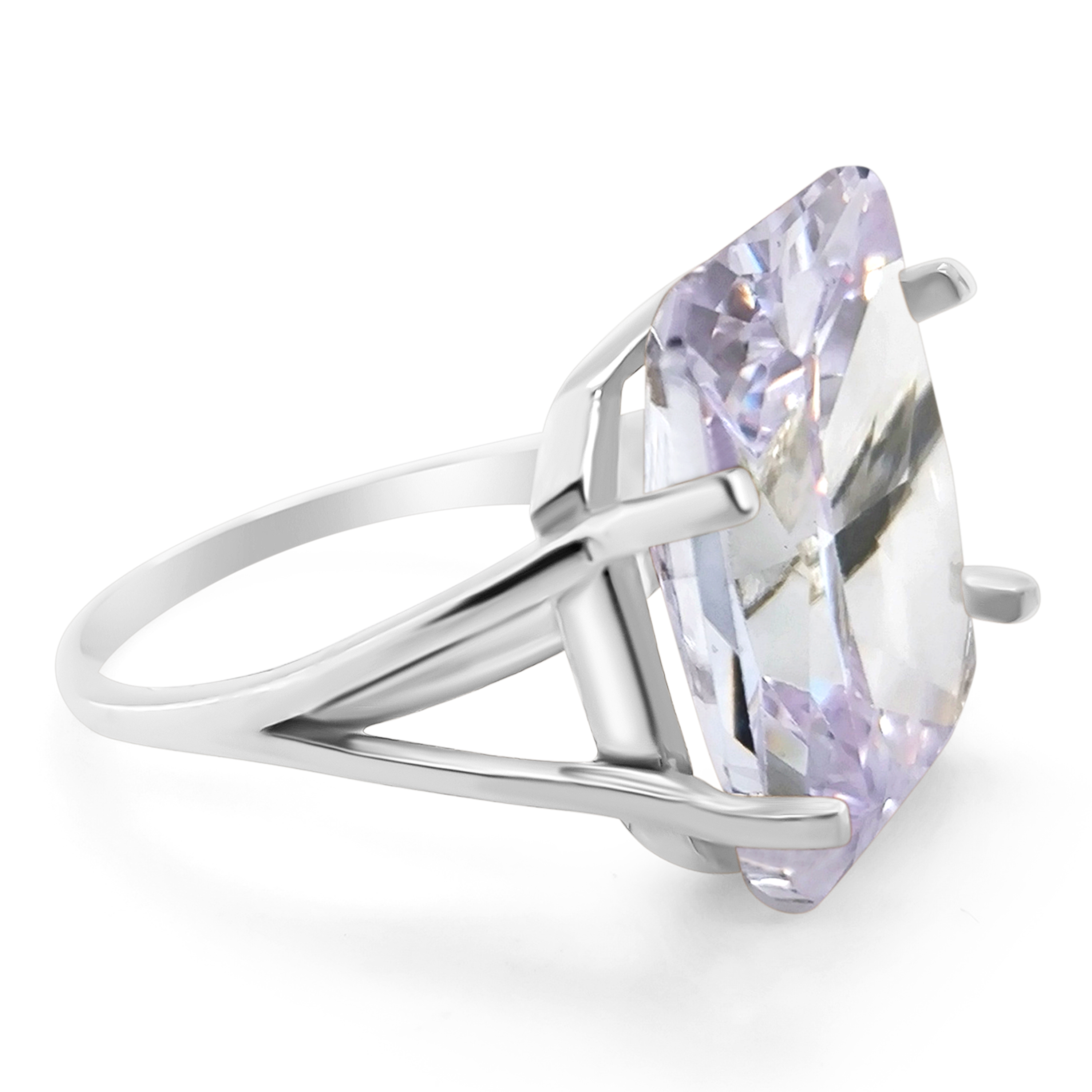 Inel Argint Cubic Zirconia Alb