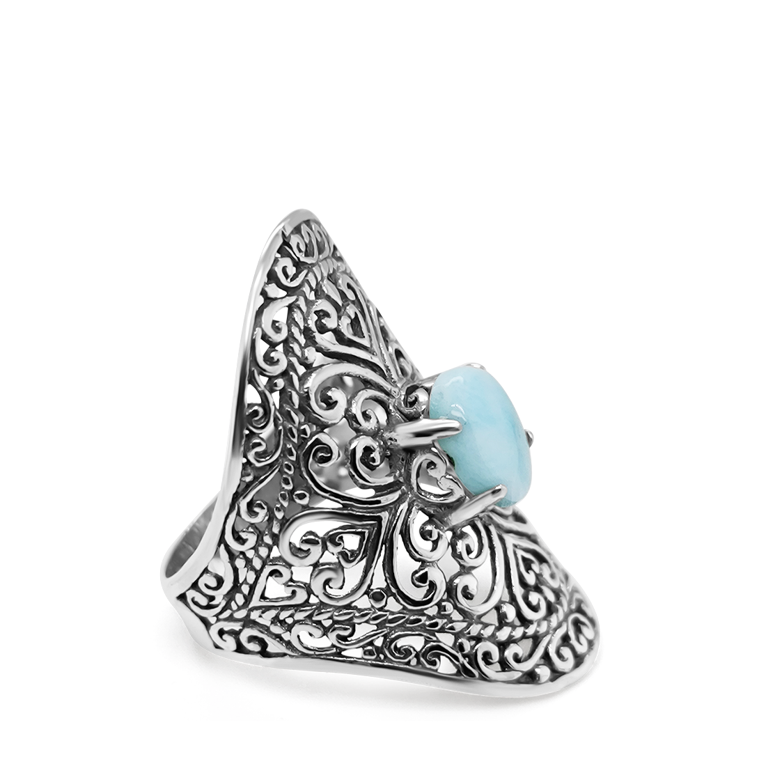 Inel Argint cu Larimar