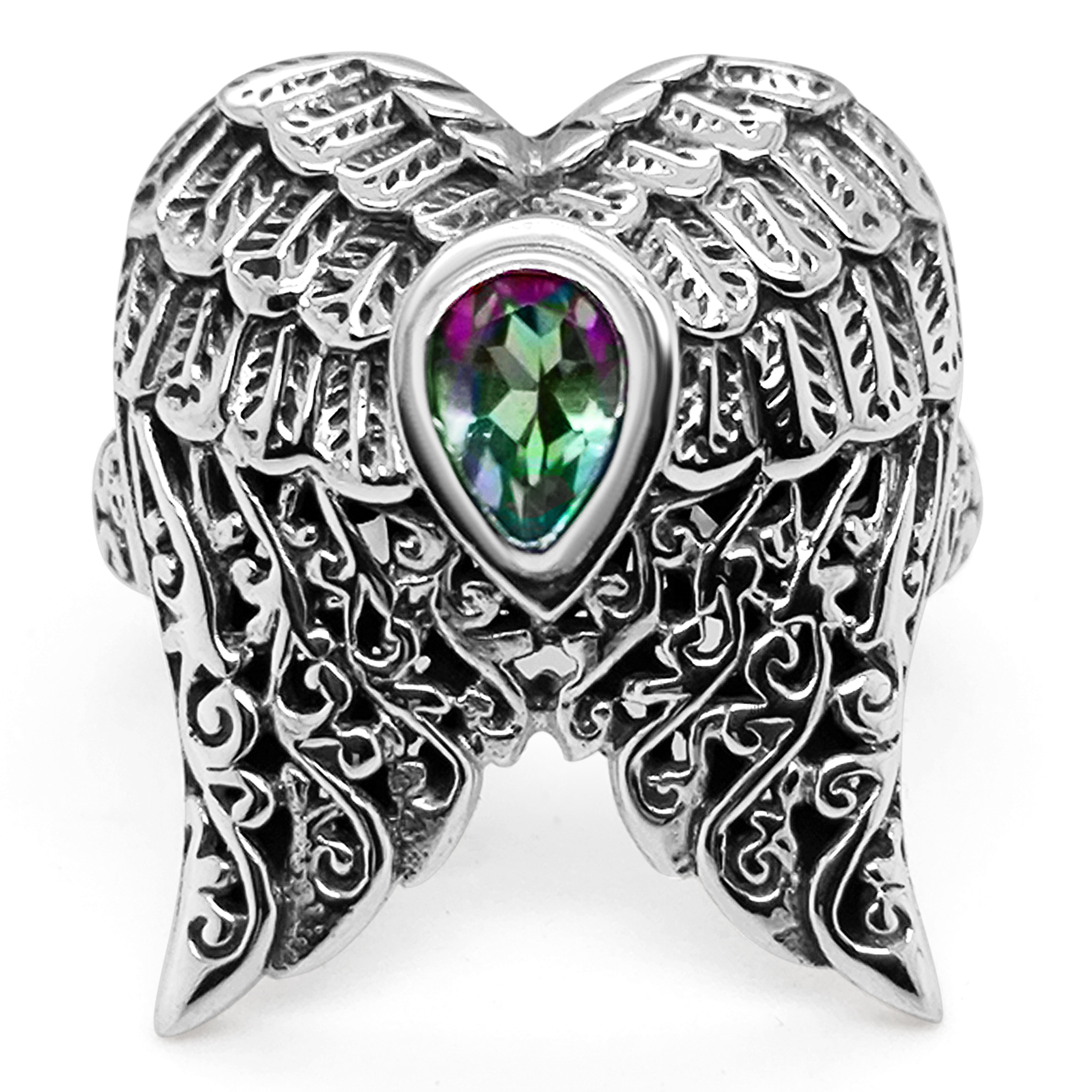 Inel Angel Wings - Topaz Mistic