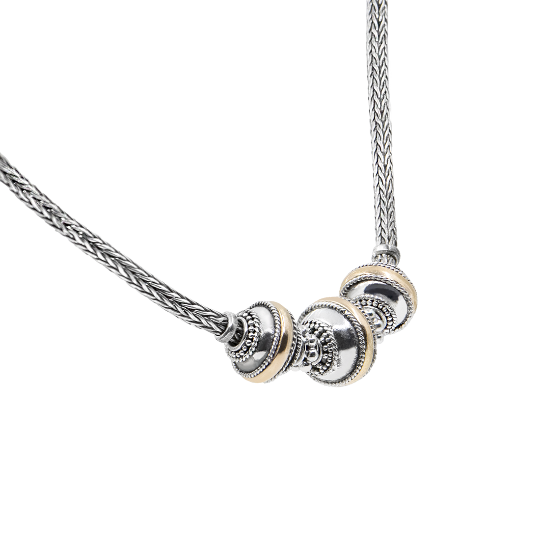 Colier Argint cu tusa Aur18k