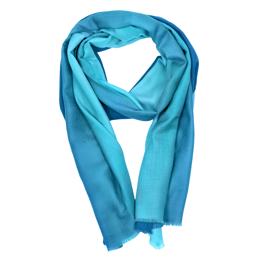 Esarfa Casmir Turquoise Ombre