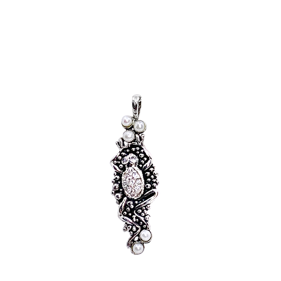 Pndantiv Broscuta - Argint, Sidef si Marcasite